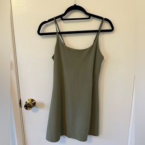 Abercrombie Traveler Mini Dress XSP Olive Green